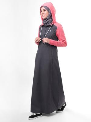 solid a-line cloaks & abaya - 16511506 - Standard Image - 2