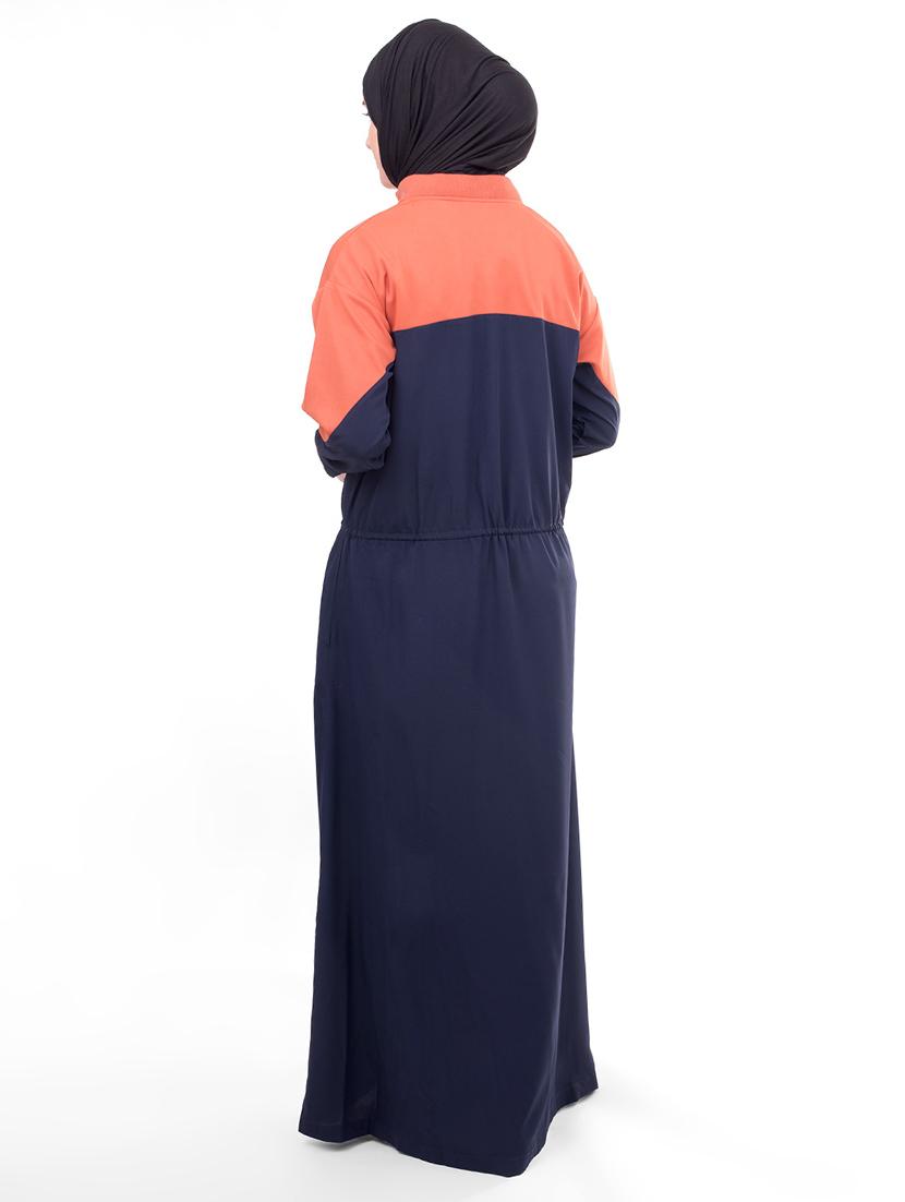 solid a-line cloaks & abaya - 16511535 - Zoom Image - 2