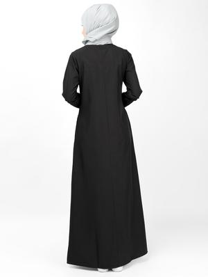 solid a-line cloaks & abaya - 16511688 - Standard Image - 2