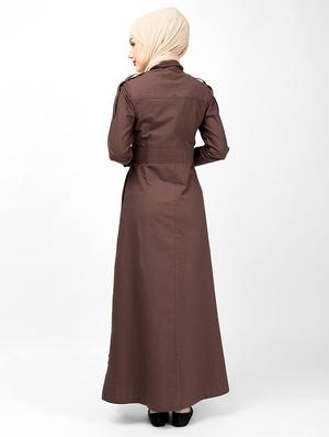 solid a-line cloaks & abaya - 16511711 - Standard Image - 2