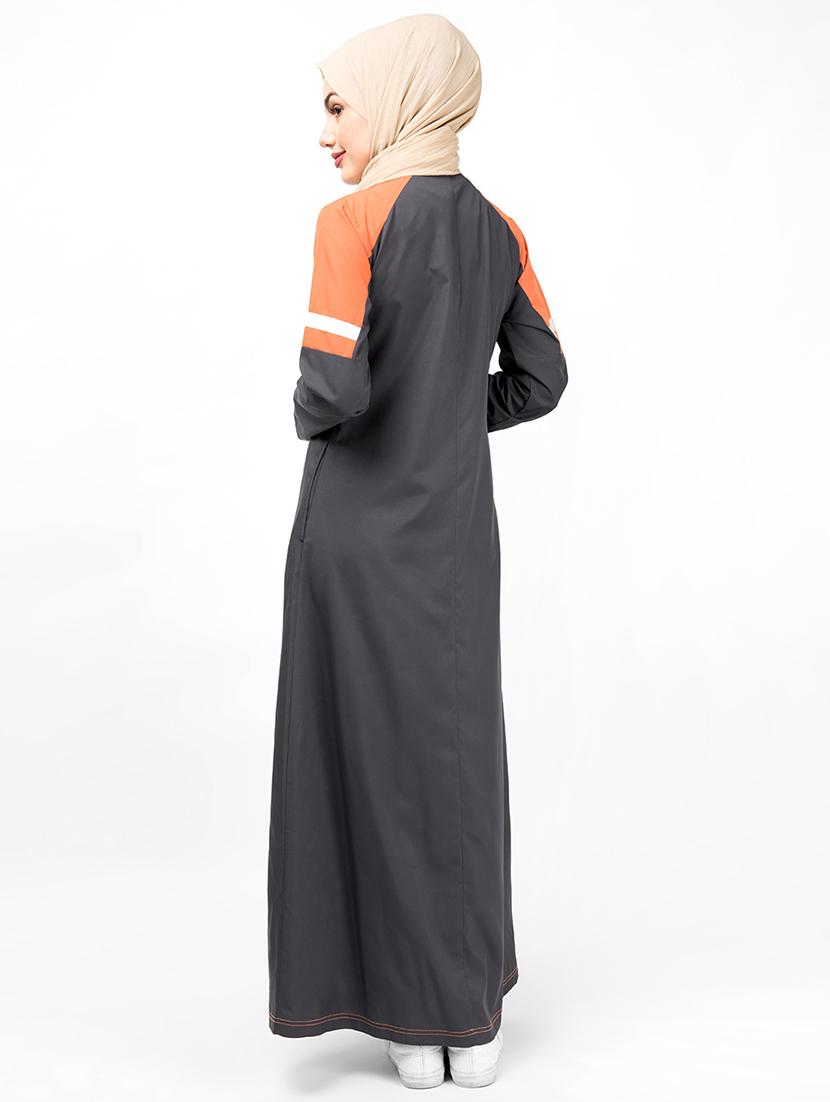 solid a-line cloaks & abaya - 16511715 - Zoom Image - 2