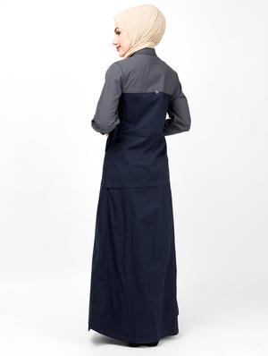 solid a-line cloaks & abaya - 16511733 - Standard Image - 2