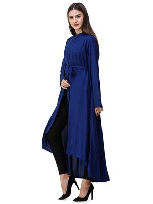 tie front solid shrug - 16512833 - Standard Image - 2