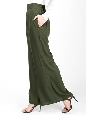 high rise pleated palazzo - 16512864 - Standard Image - 2