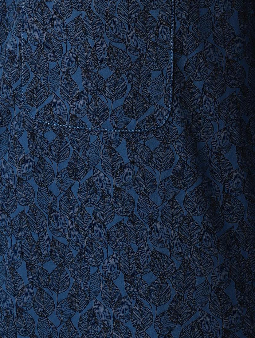 blue printed casual shirt - 16513136 - Zoom Image - 5