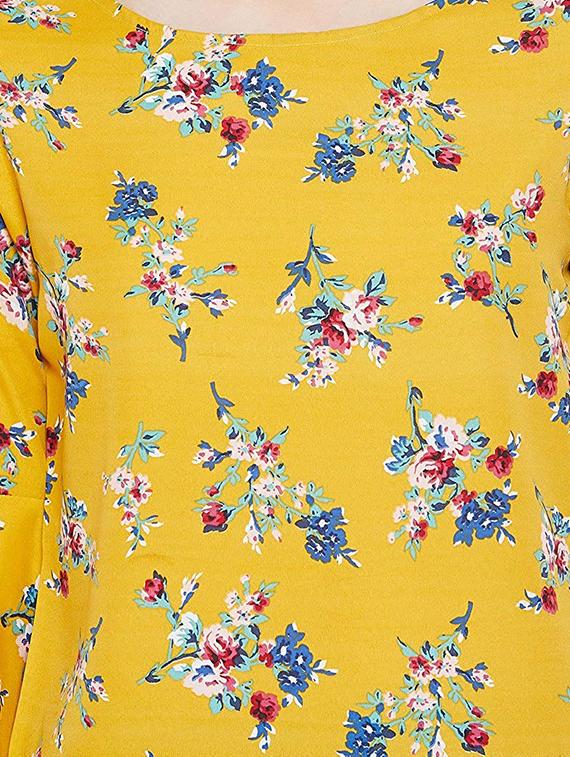 bell sleeved flora top - 16514893 - Zoom Image - 5