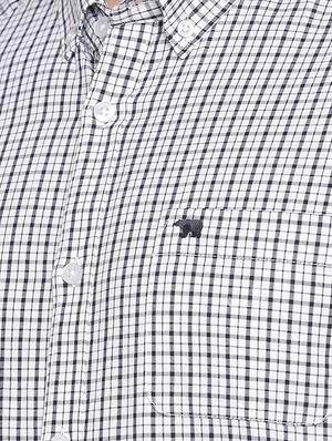 white checkered formal shirt - 16515053 - Standard Image - 5