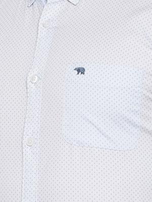 blue printed casual shirt - 16515061 - Standard Image - 5