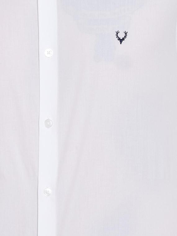 white solid casual shirt - 16516004 - Zoom Image - 5