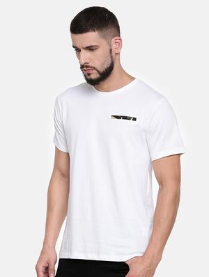 white solid pocket t-shirt - 16516982 - Standard Image - 2