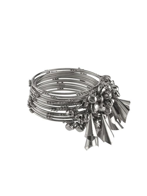 silver metal bangle - 16517436 - Very Small Image - 1