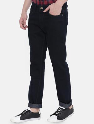 dark blue plain denim jeans - 16518737 - Standard Image - 2