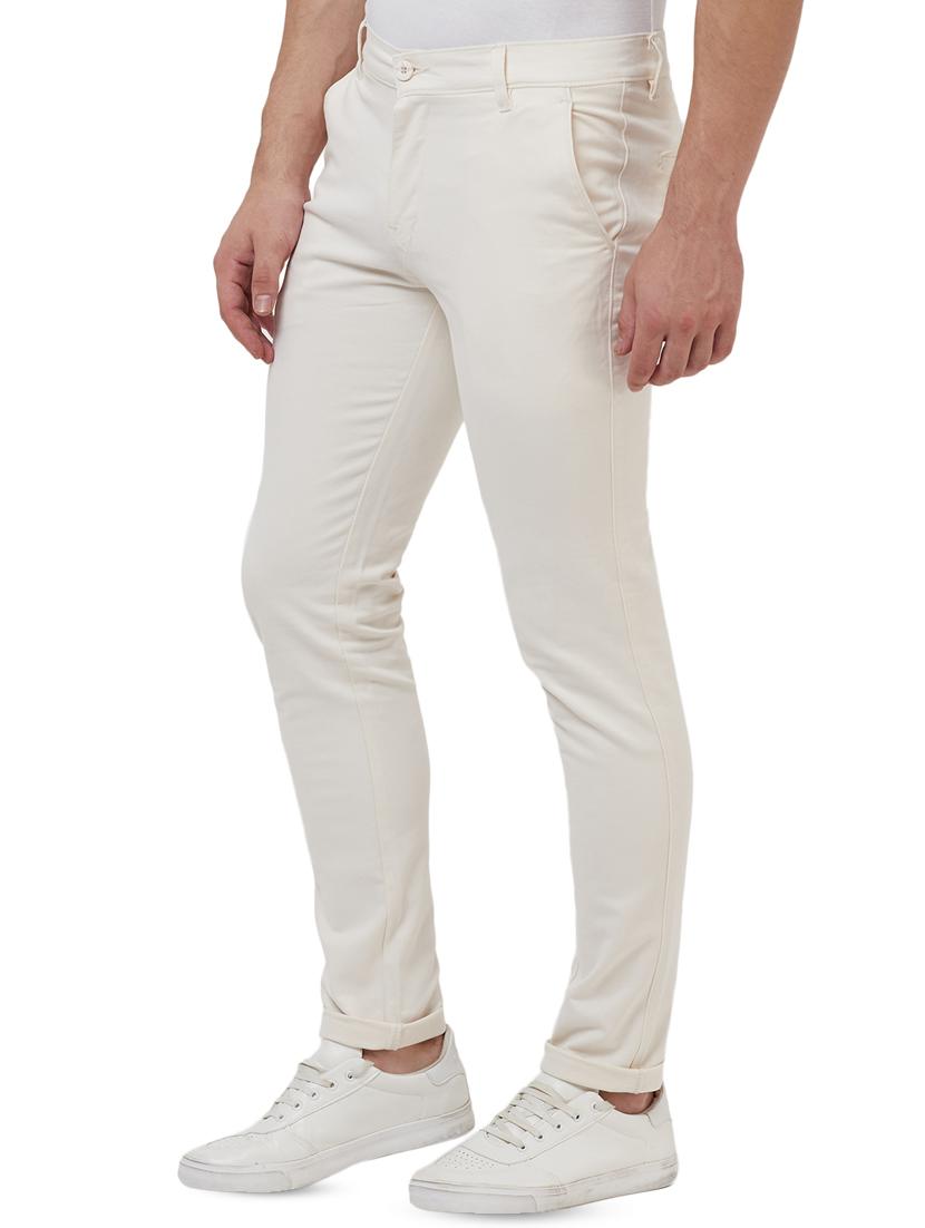 white solid chinos - 16520097 - Zoom Image - 2