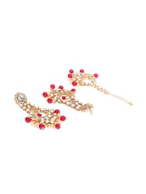 red brass maang teeka - 16520199 - Standard Image - 2