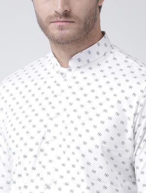 white linen kurta pyjama set - 16520707 - Standard Image - 5