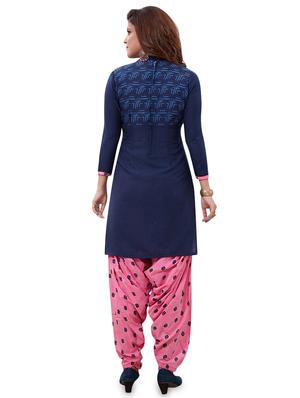 printed unstitched suit - 16523803 - Standard Image - 2