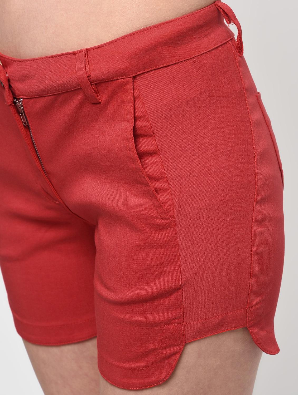 mid rise solid shorts - 16523839 - Zoom Image - 5