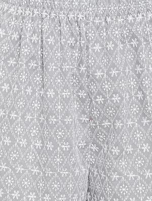embroidered kurta palazzo set - 16523927 - Standard Image - 5