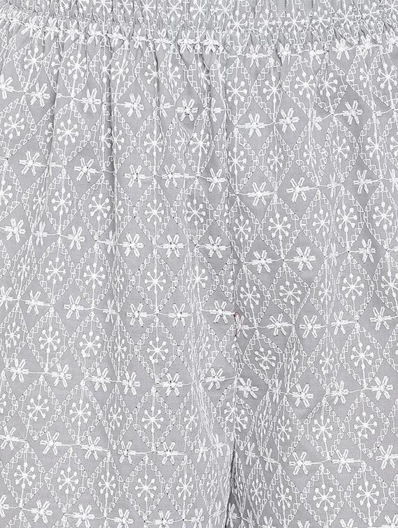 embroidered kurta palazzo set - 16523927 - Zoom Image - 5