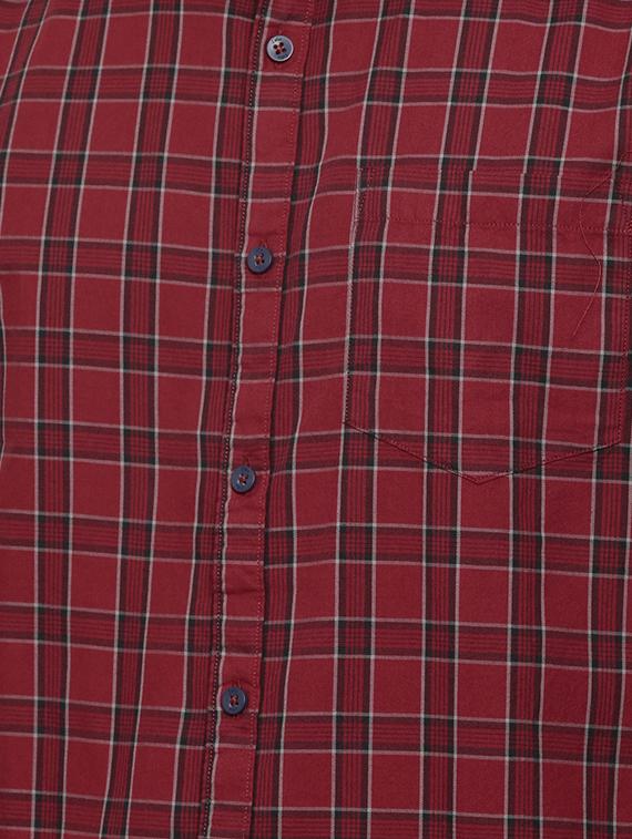 red checkered casual shirt - 16523937 - Zoom Image - 5