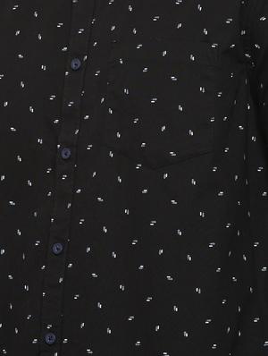 black printed casual shirt - 16523951 - Standard Image - 5