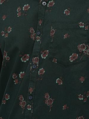 green printed casual shirt - 16523960 - Standard Image - 5