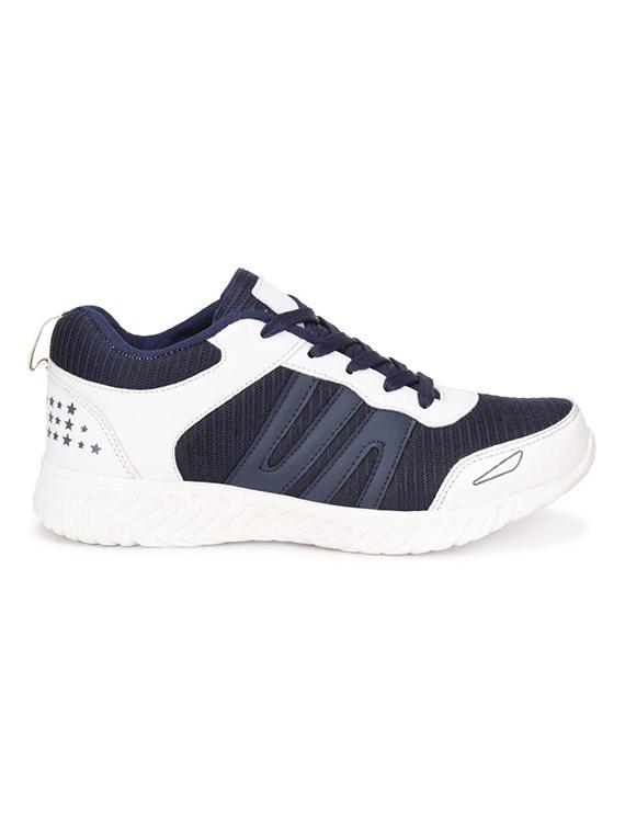 koxko navy blue fabric lace up sport shoes - 16524398 - Zoom Image - 2