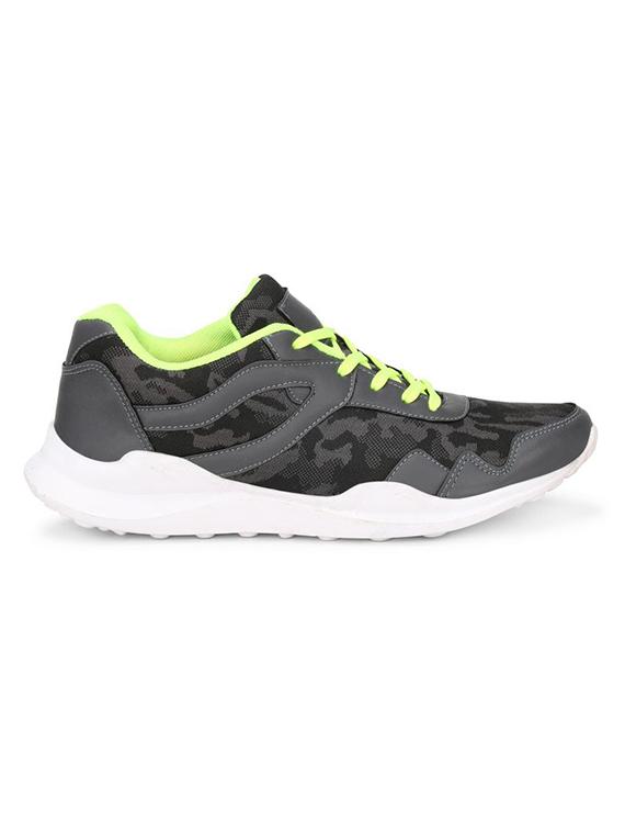 koxko grey fabric lace up sport shoes - 16524401 - Zoom Image - 2