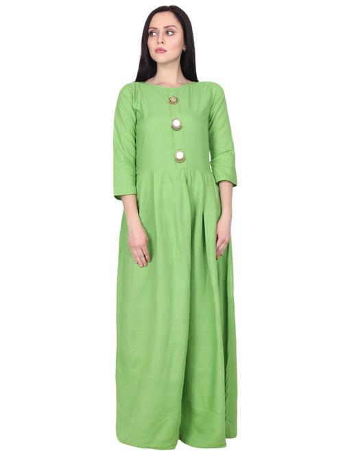 boat neck embellished gown dress - 16524601 - Very Small Image - 1