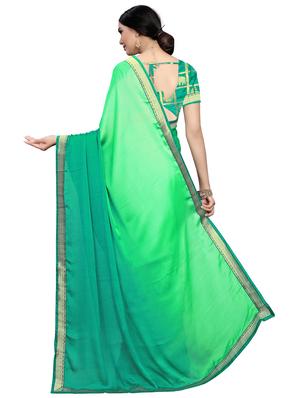 ombre gota patti saree with blouse - 16524743 - Standard Image - 2
