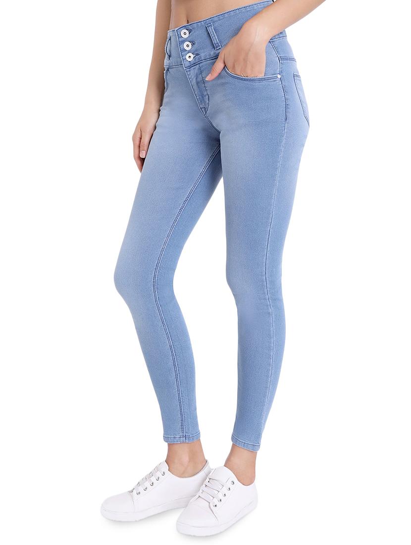 button detail high rise jeans - 16524943 - Zoom Image - 2