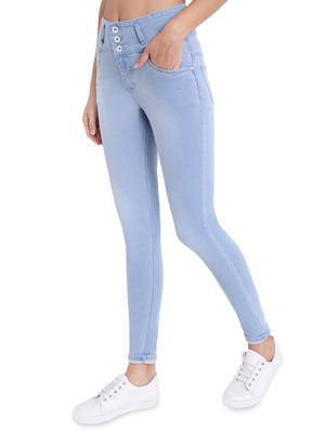 button detail high rise jeans - 16524944 - Standard Image - 2