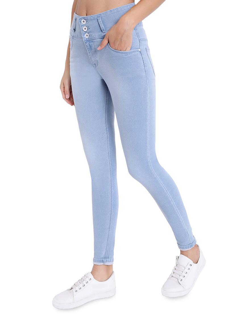 button detail high rise jeans - 16524944 - Zoom Image - 2
