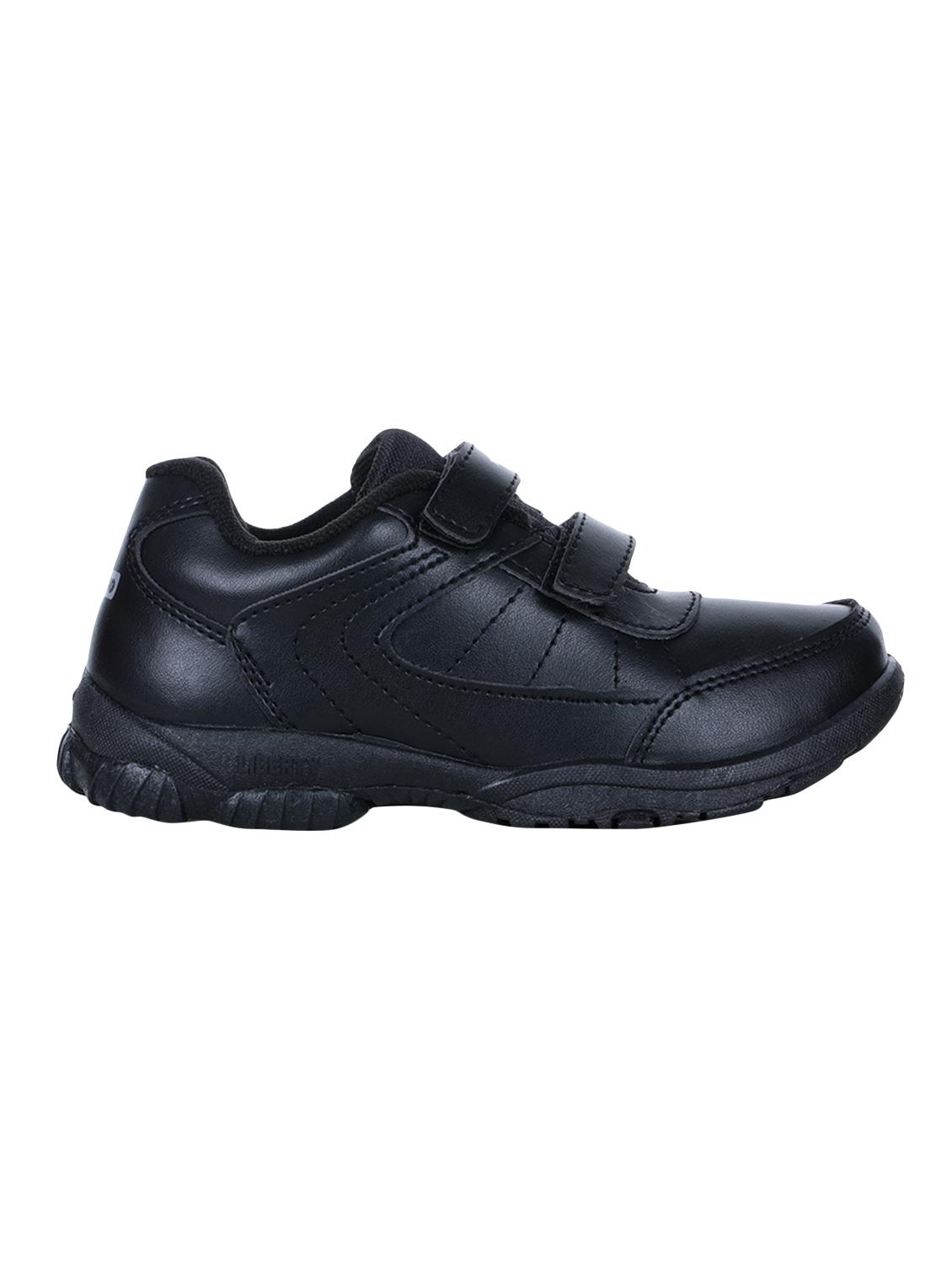 liberty black leather slip on shoes - 16525261 - Zoom Image - 2