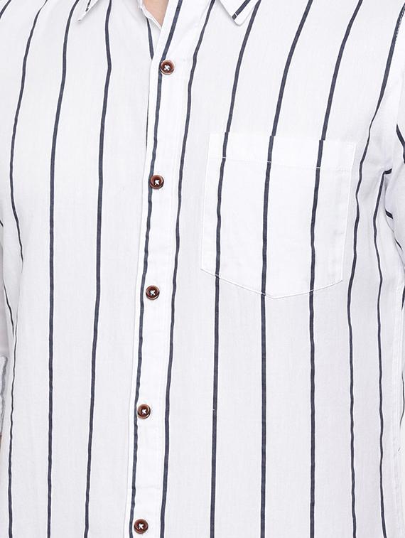 white striped casual shirt - 16525623 - Zoom Image - 5