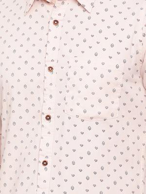 pink printed casual shirt - 16525633 - Standard Image - 5