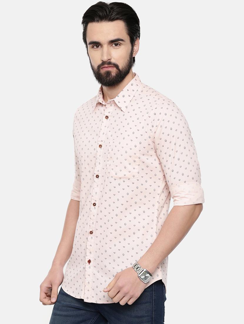 pink printed casual shirt - 16525633 - Zoom Image - 2