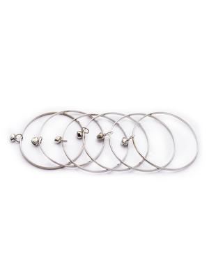 silver metal bangle - 16525769 - Standard Image - 2