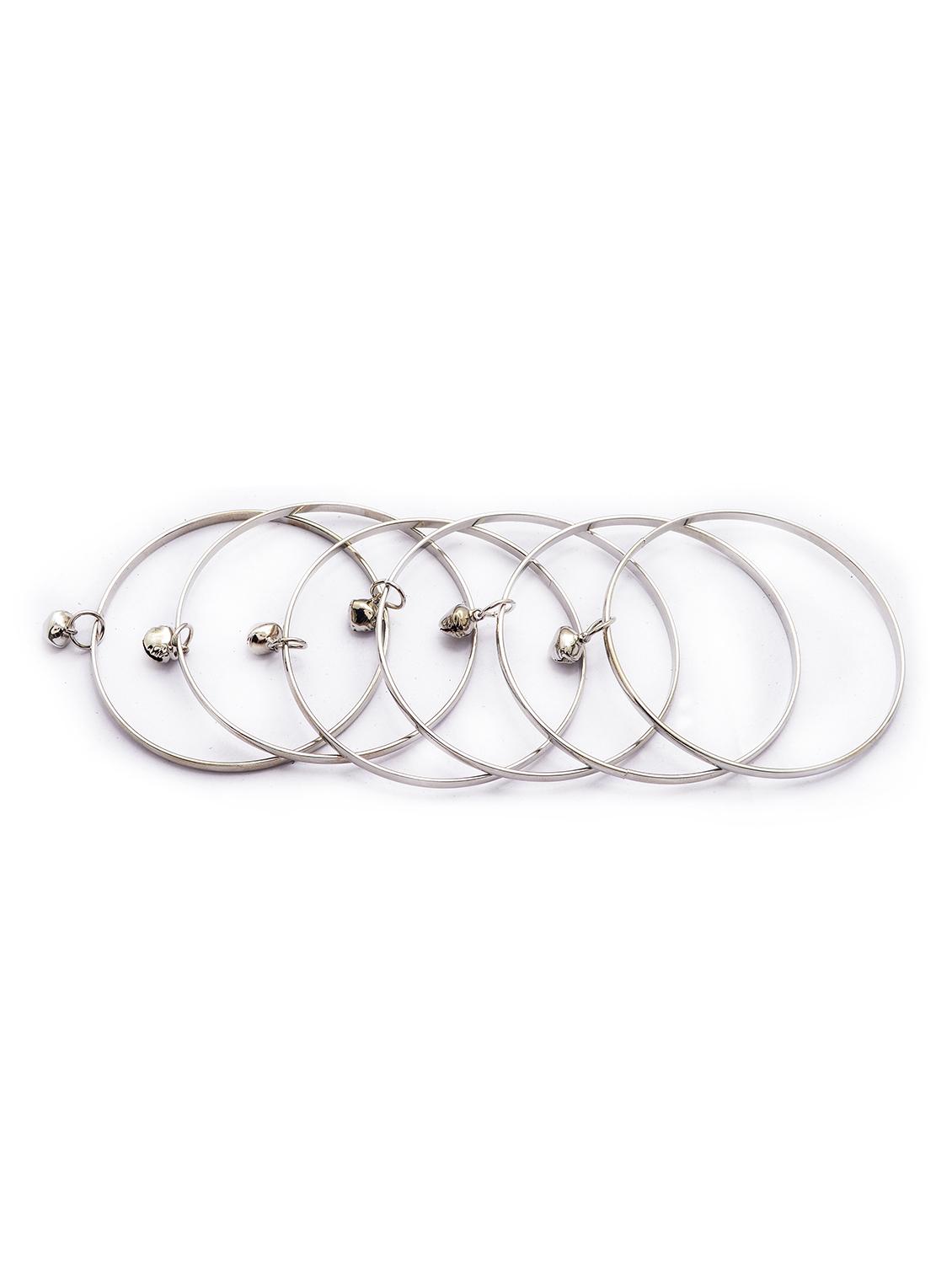 silver metal bangle - 16525769 - Zoom Image - 2