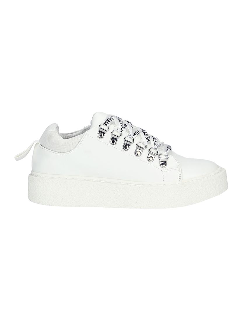 white lace-up sneakers - 16525922 - Zoom Image - 2
