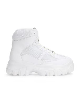 white lace-up boots - 16525924 - Standard Image - 2