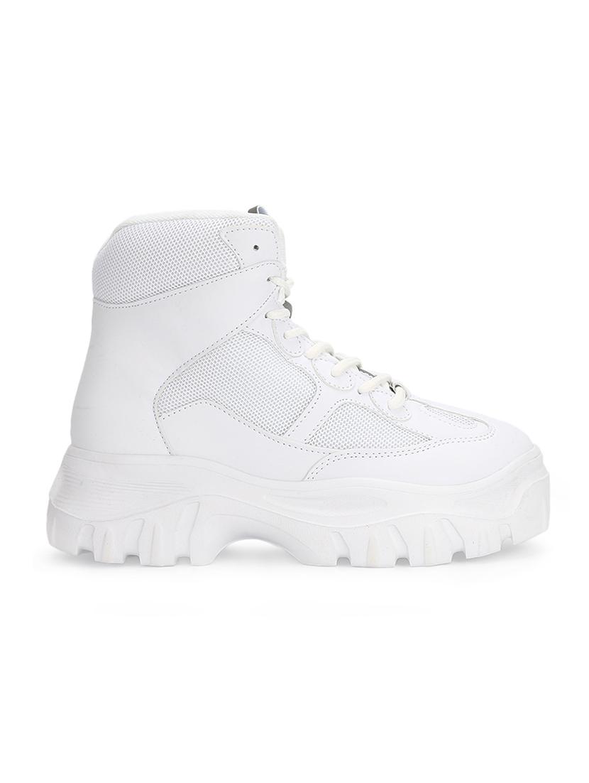 white lace-up boots - 16525924 - Zoom Image - 2