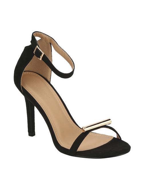 black ankle strap sandals - 16525935 - Standard Image - 1