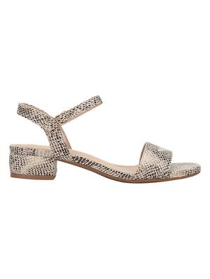 beige ankle strap sandals - 16525944 - Standard Image - 2
