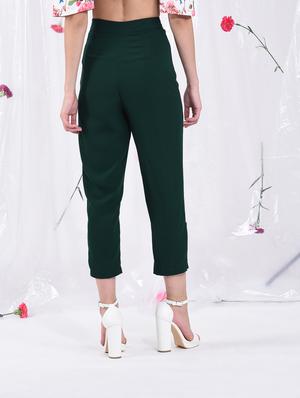 high rise solid trouser - 16526494 - Standard Image - 2
