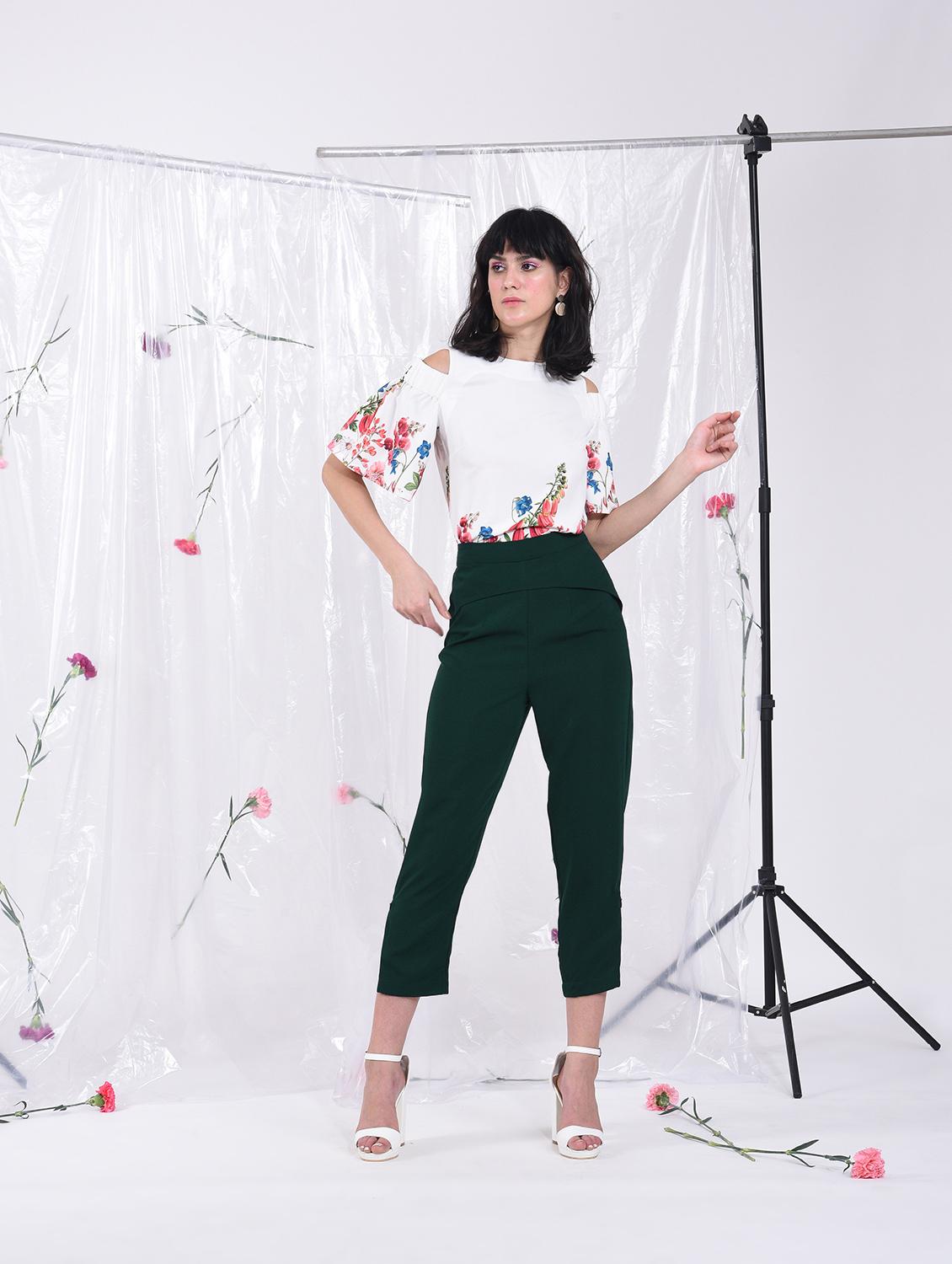 high rise solid trouser - 16526494 - Zoom Image - 5