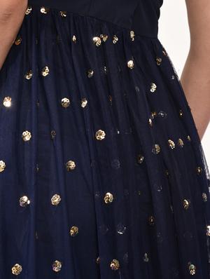 off shoulder gathered maxi dress - 16526498 - Standard Image - 5