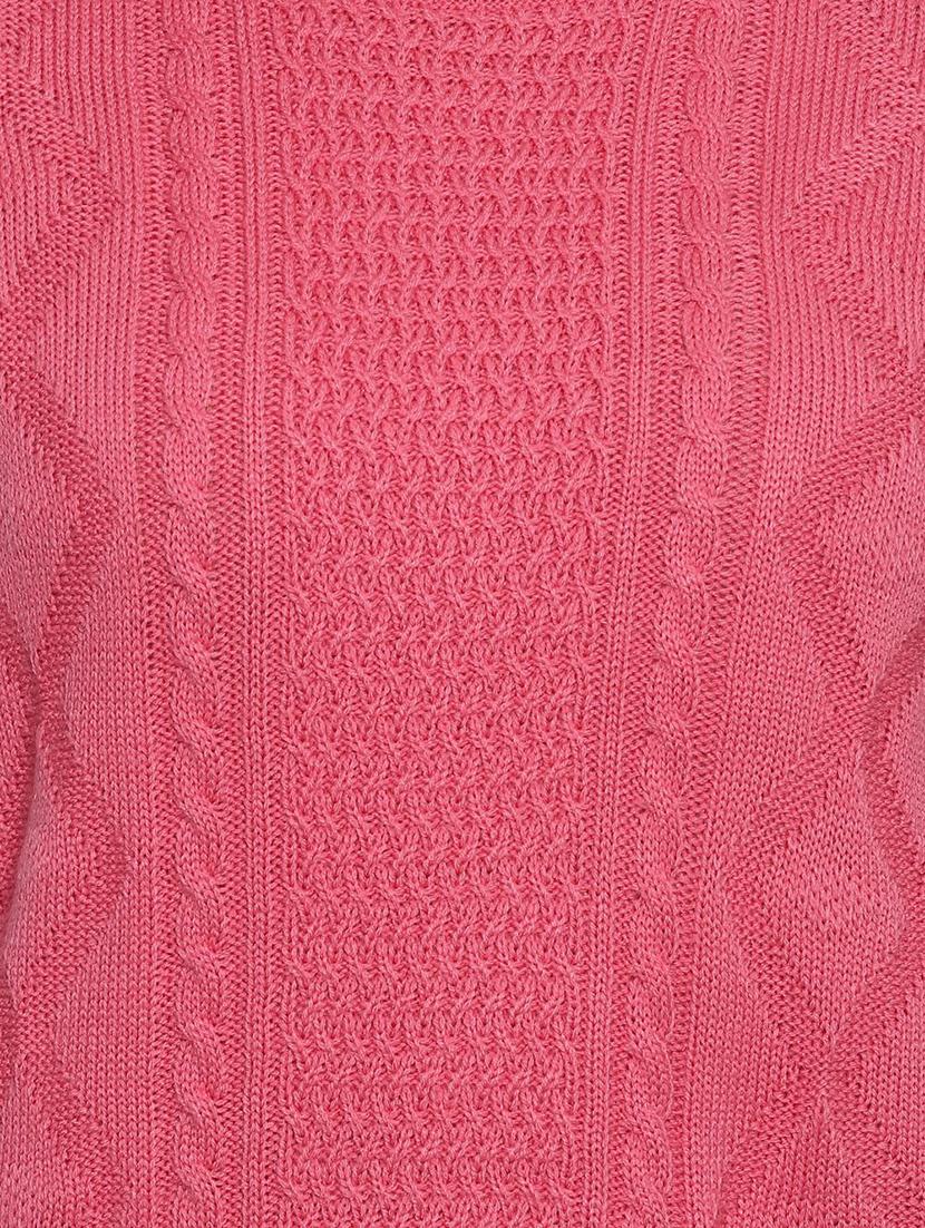 round neck woven pullover - 16526749 - Zoom Image - 5