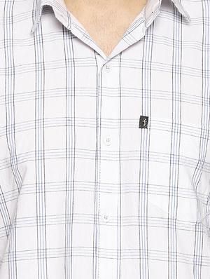 white checkered casual shirt - 16527489 - Standard Image - 5