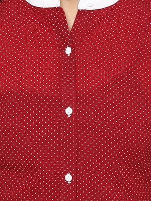 long sleeved polka dot shirt - 16528385 - Standard Image - 5